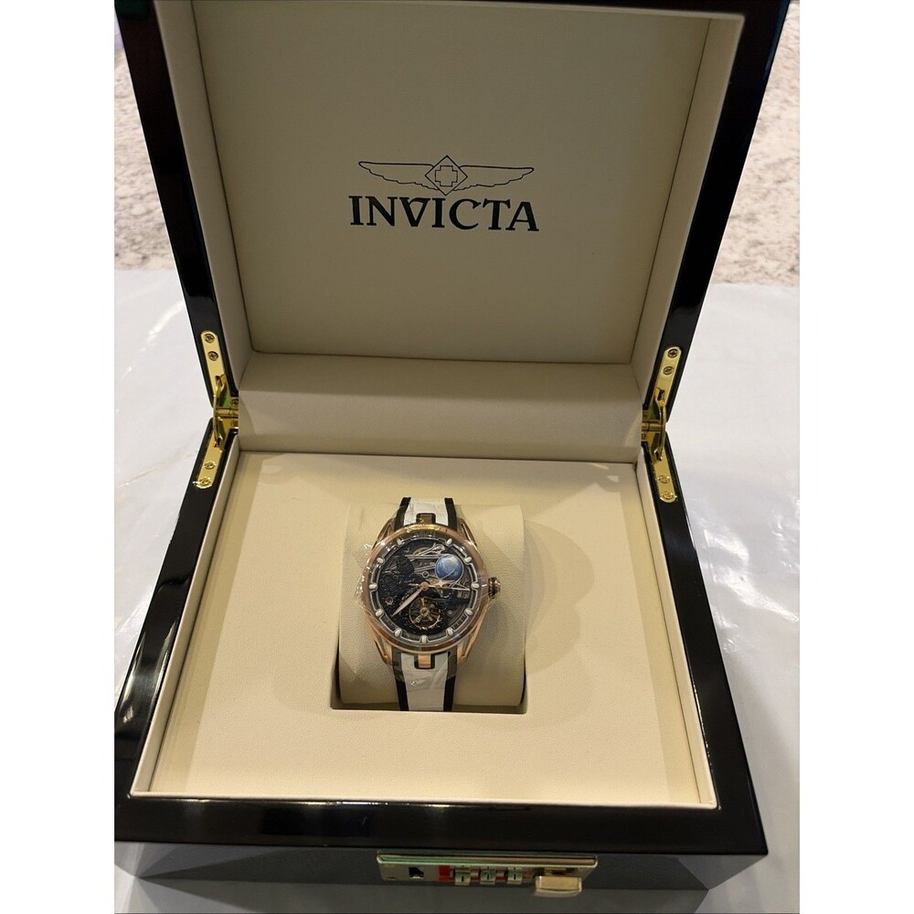 Invicta Celestial Naosia Automatic Men Watch w/ Skeleton Dial, 45mm Model 70089